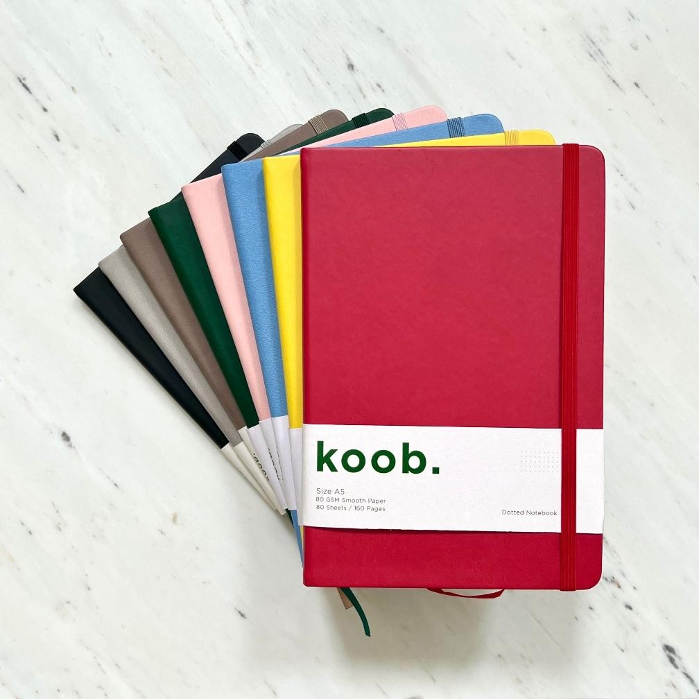 

JH8 A531 Koob. Hardcover Notebook A5 buku tulis titik / dotted agenda jurnal diary