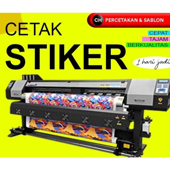

JH8 CETAK STIKER METERAN VINYL, RITRAMA, TRANSPARAN, ONE WAY