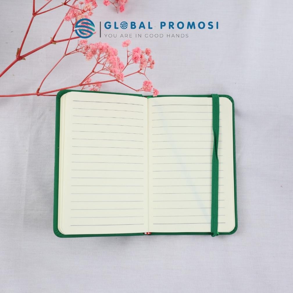 

JH8 Custom UV Buku Agenda Diary A6 QS01 Buku Notebook Kulit Souvenir Bertali