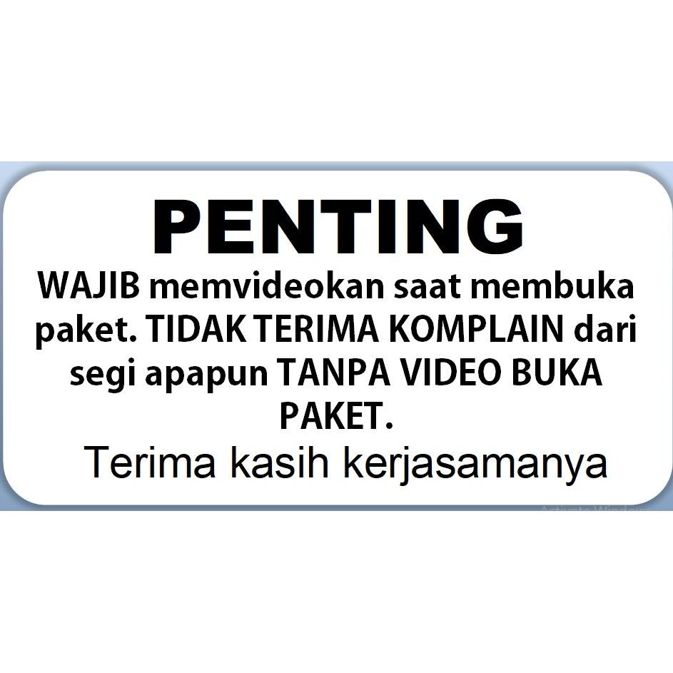 

JH8 STIKER LABEL VIDEO UNBOXING / VIDEO BUKA PAKET CUSTOM REQUEST STICKER FRAGILE BARANG MUDAH PECAH 1000 LEMBAR Uk 50 mm x 25 mm STIKER THERMAL TEMPEL TERMAL not RESI 100 x 150 180