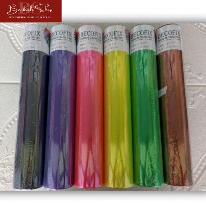 

Sticker Decofix Transparan ukuran 45 cm x 15 m READY STOCK