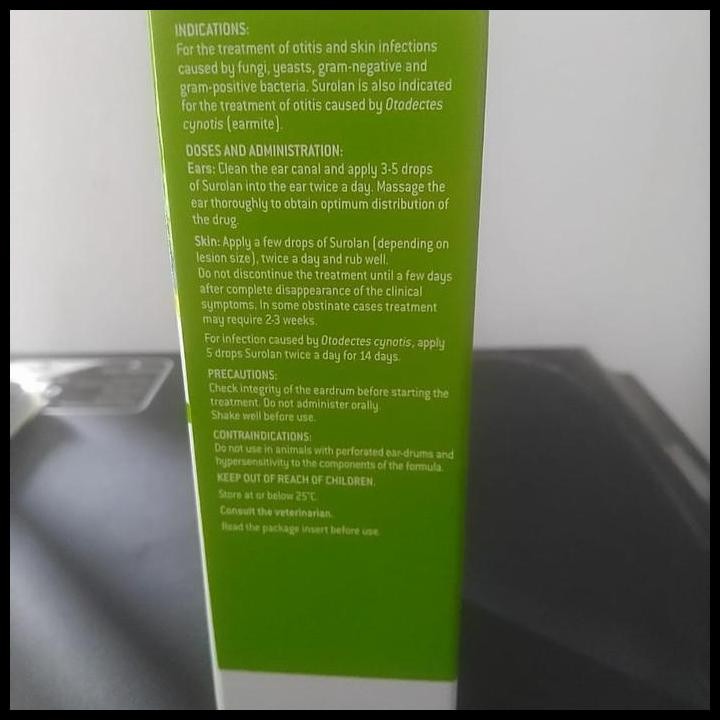 Terlaris Obat Tetes Telinga Otitis Dermatitis Untuk Kucing Untuk Anjing Surolan Good Quality