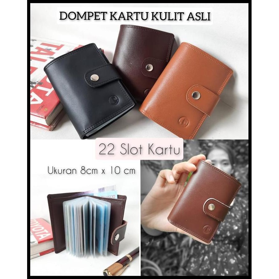 

Terlaris Dompet Kartu Card Holder Kulit Pria Dan Wanita Good Quality