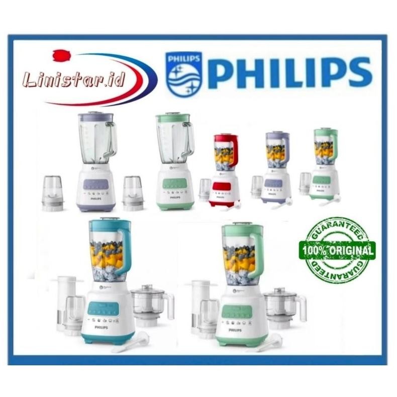 PHILIPS Blender HR-2221/Blender philips Kaca HR-2222 /Blender Plastik HR- 2223 Blender 2 liter blend