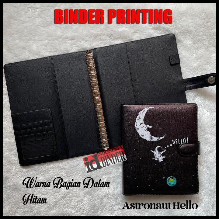 

Terlaris Binder Printing Motip Astronot A5/Ring 20, B5/Ring 26 Good Quality
