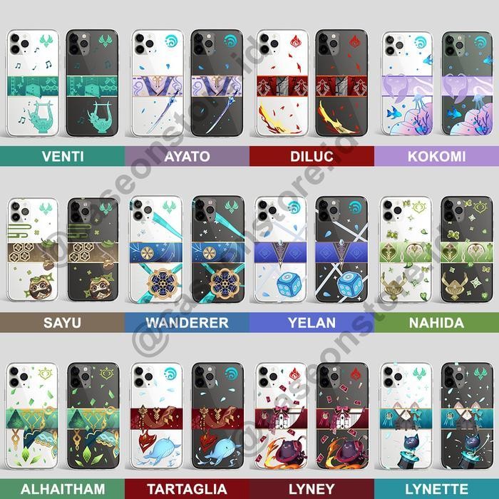 Casing Hp Genshin Impact Essence Oppo Xiaomi Iphone Samsung