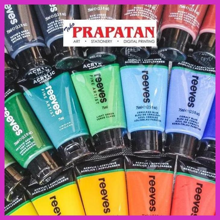 

( SEKOLAH / LUKIS ) PROMO CAT AKRILIK REEVES 75ML | REEVES ACRYLIC (SENI / MENGGAMBAR / ART / KERAJINAN ) SIAP KIRIM