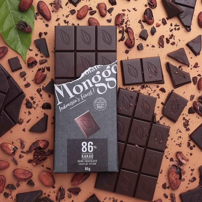 

Chocolate Monggo | Dark Chocolate 86% Cocoa 80g | Coklat Murni Premium