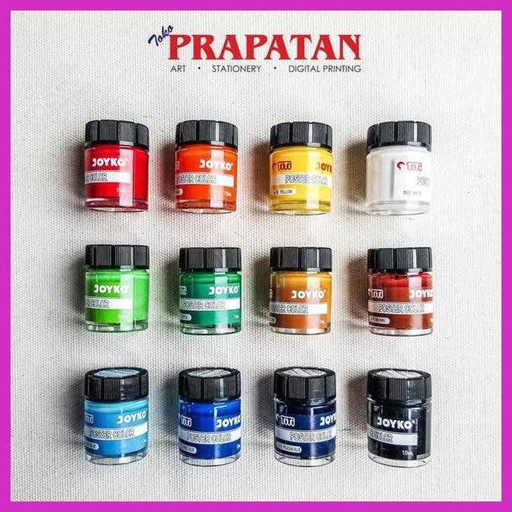 

( SEKOLAH / LUKIS ) SALE JOYKO POSTER COLOR 10ML | CAT POSTER (SENI / MENGGAMBAR / ART / KERAJINAN ) PACKING AMAN