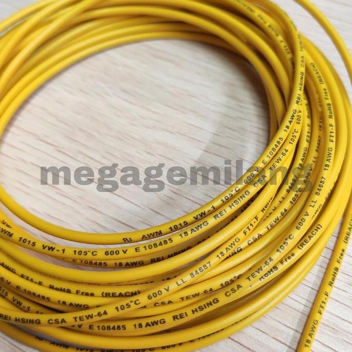 Kabel Awg 18 / Kabel 18 Awg ( 1 Roll 50 Meter )