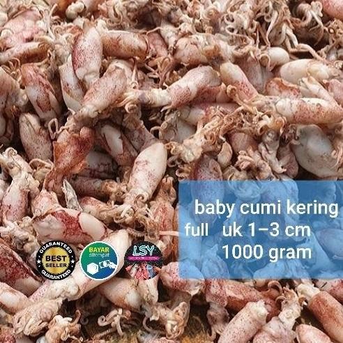 

Ikan Asin Cumi Rebus Kering / Baby Cumi 1Kg