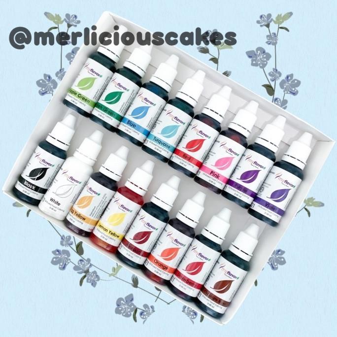 

My Flavor 16 Pcs Oil Food Color Set Food Colour Pewarna Makanan