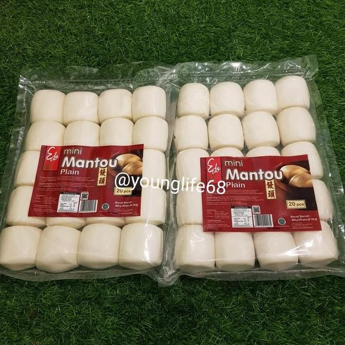 

Mantou Edo Mini Plain Isi 20