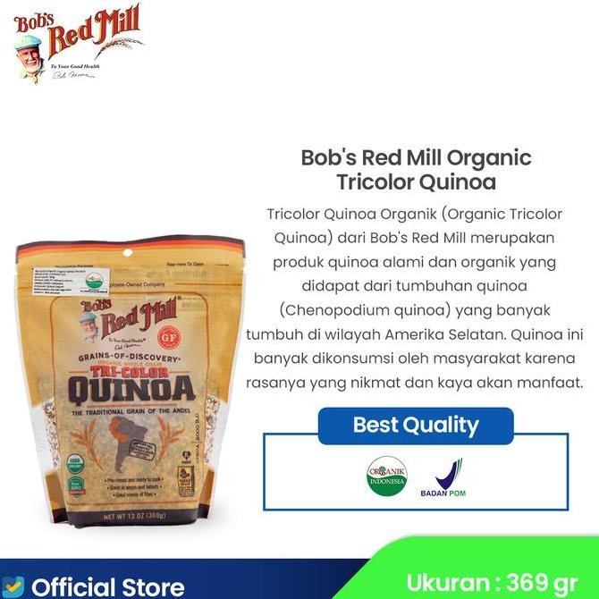 

Bob'S Red Mill Tricolor Quinoa Organik 369 Gr