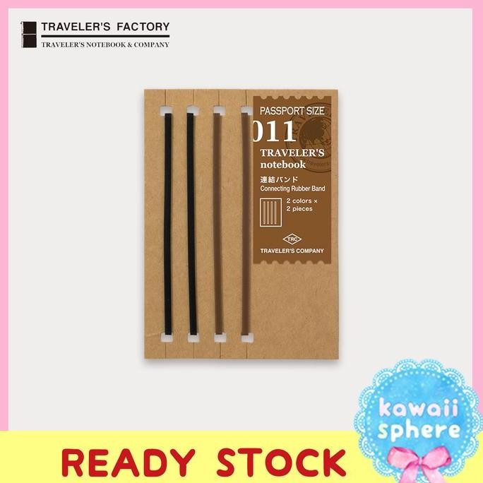 

Travelers Notebook 011 | Connecting Rubber Band | Passport Size