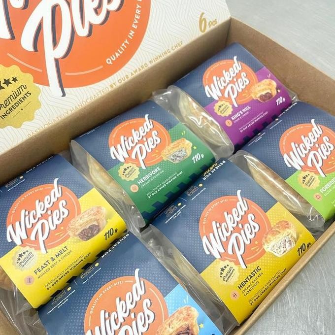 

Wicked Pies | Frozen Pies 1 Box Isi 6 Pcs