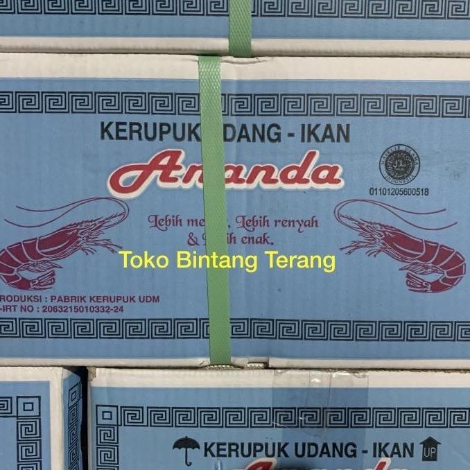 

Kerupuk / Krupuk Udang Mentah Kecil Ananda Udm Mede 1 Dus Karton 5 Kg