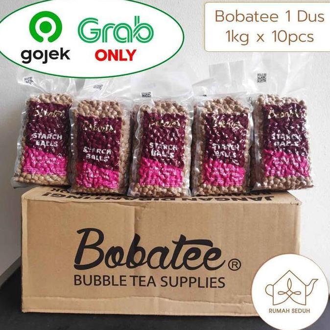 

Bobatee 1 Karton Isi 1Kg X 10 - 1 Dus Pearl Boba Mutiara