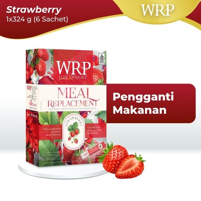 

Wrp Meal Replacement Strawberry 324G - Pengganti Makan