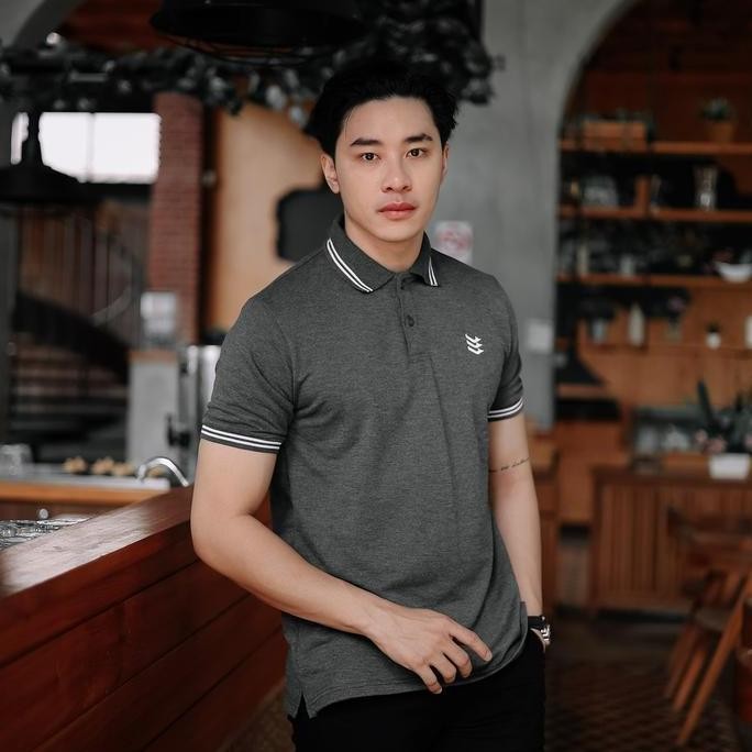 Delibra Kaos Polo Pria Nexsus Kerah Tebal