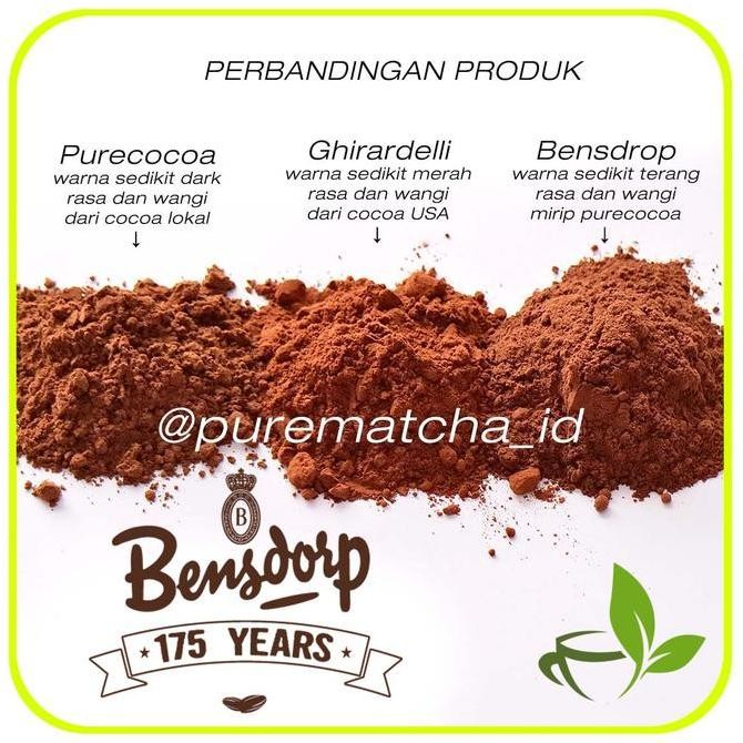 

Bensdrop Coklat Bubuk Murni Bensdorp Cocoa Pure Cocoa Powder 500Gr