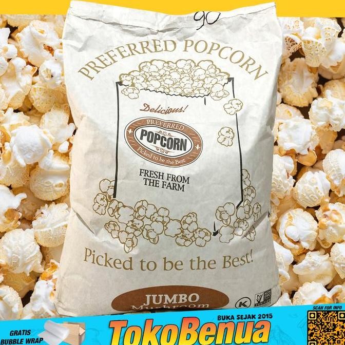 

Jagung Popcorn Jumbo Mushroom 1 Sak 22.7 Kg