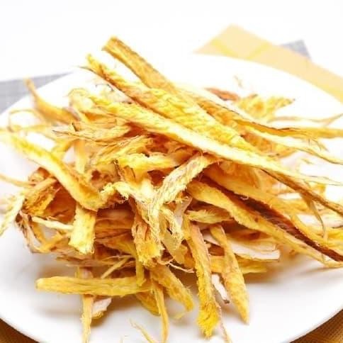 

Hwangtaechae Dried Pollack - Ikan Pollack Kering Korean Banchan