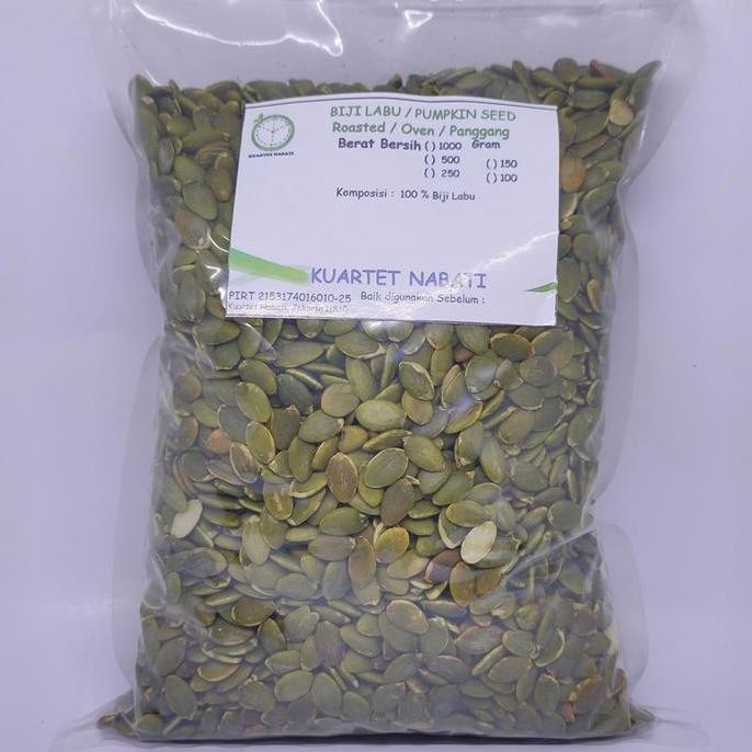 

1000Gr Roasted Pumpkin Seed - Biji Labu Kupas - Oven - Matang