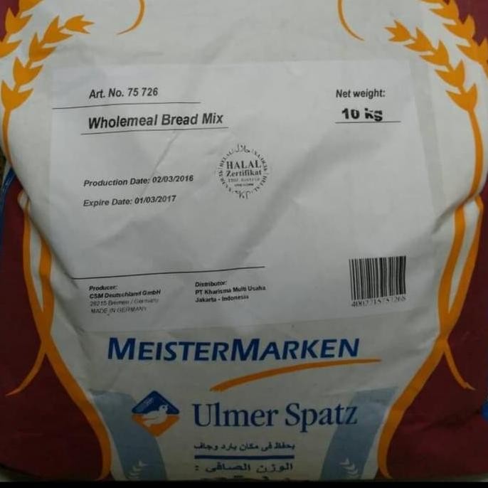 

Meistermarken Wholemeal / Whole Wheat / Tepung Gandum 1Kg