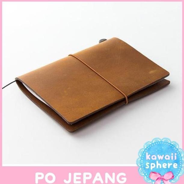 

Midori Traveler'S Notebook Starter Kit |Passport Size Camel| Po Jepang