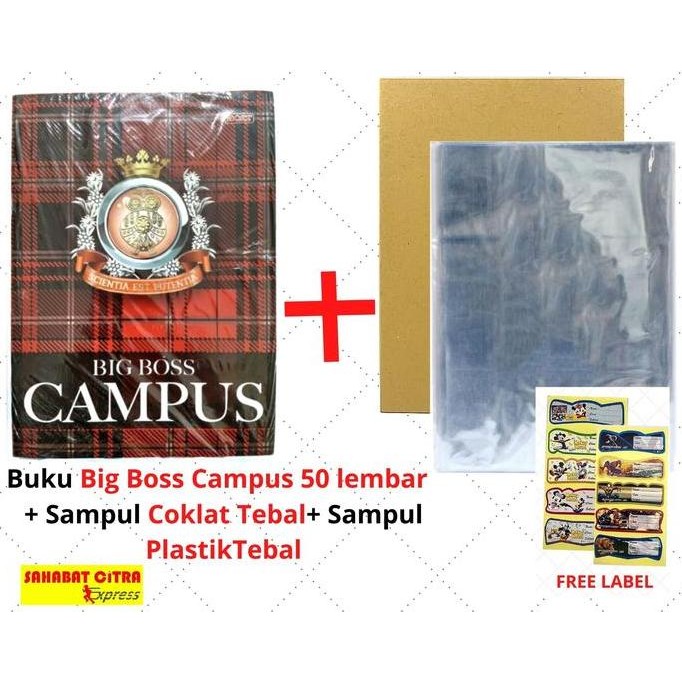 

Paket Lengkap 8 Buku Tulis Boxy Bigboss 50 Lembar Sampul Tebal
