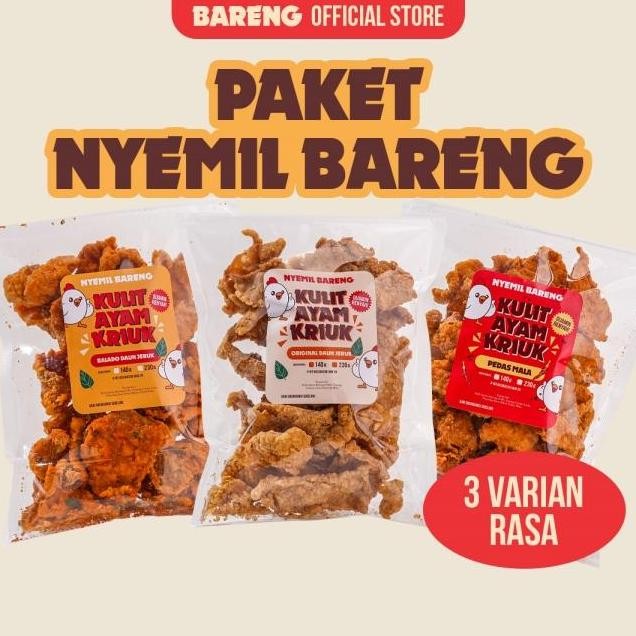 

Nyemil Bareng - Paket 3 Kulit Ayam Kriuk Semua Rasa