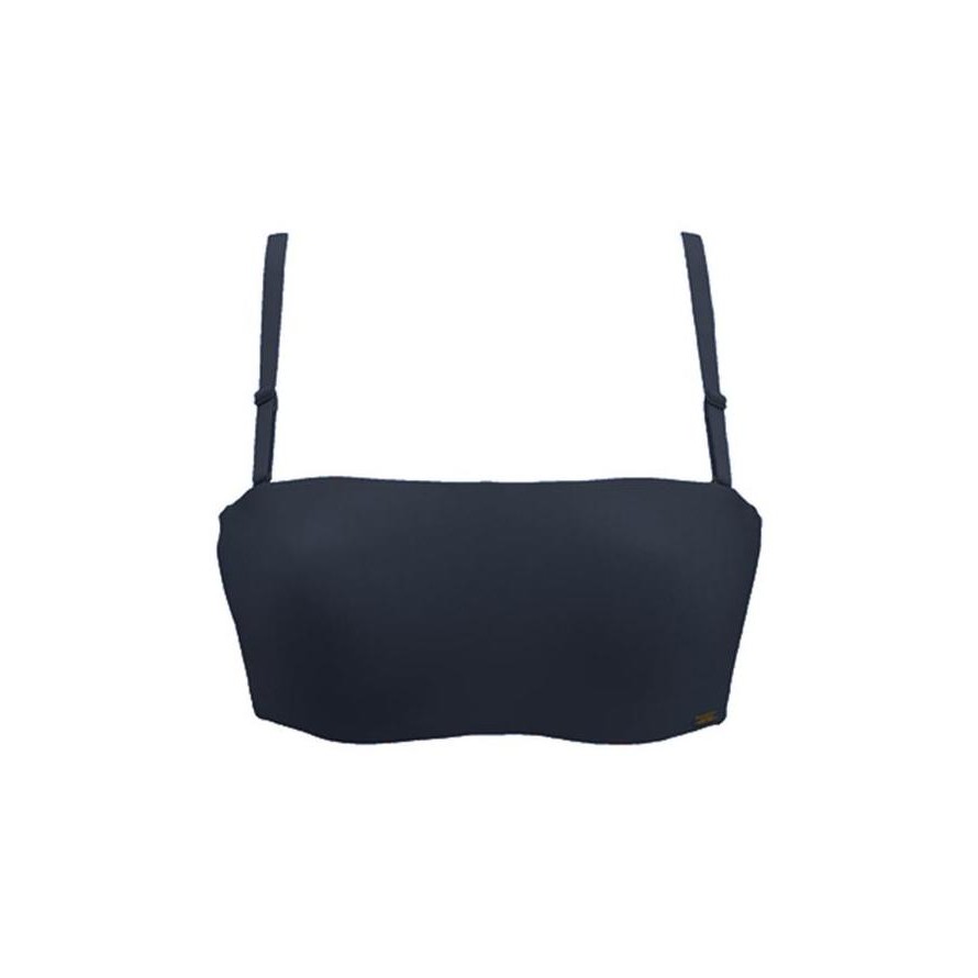 Wacoal Body Bra Ib 5618R1 Navy 1/2 Cup Wire Mold Strapless Bra