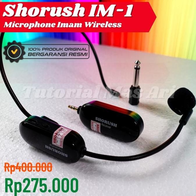 Shorush Im-1 Mikrofon Imam Masjid | Mic Bando Wireless Mc Co