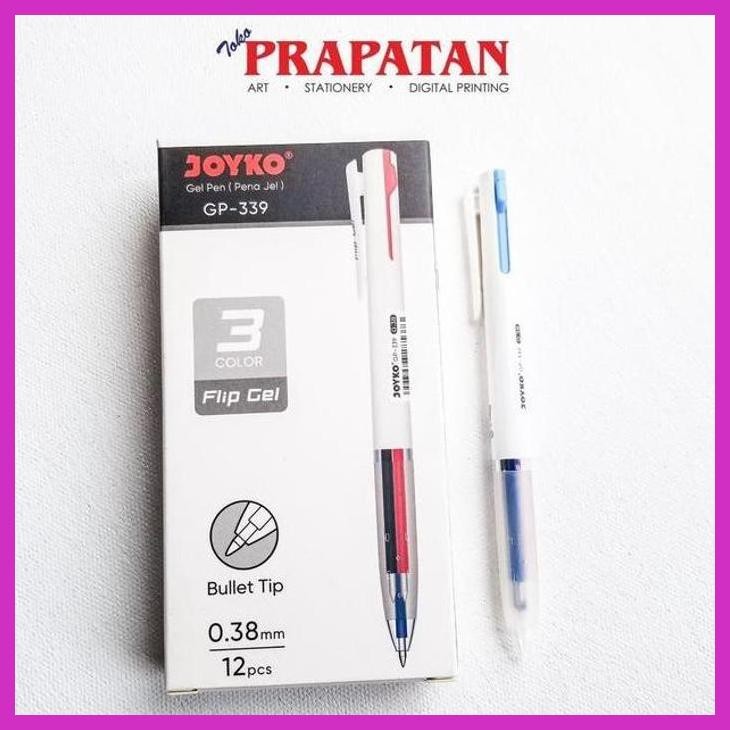 

( SEKOLAH / LUKIS ) PROMO JOYKO GEL PEN 3 COLOR GP-339 / PULPEN PENA (SENI / MENGGAMBAR / ART / KERAJINAN ) GOOD QUALITY