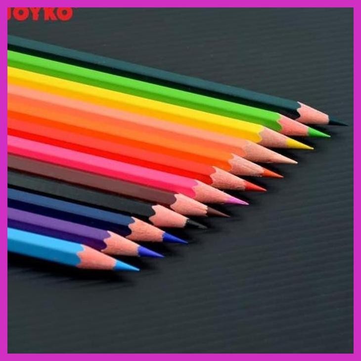 

( SEKOLAH / LUKIS ) PROMO PENSIL WARNA JOYKO / COLOR PENCIL 12 WARNA (SENI / MENGGAMBAR / ART / KERAJINAN ) PACKING AMAN