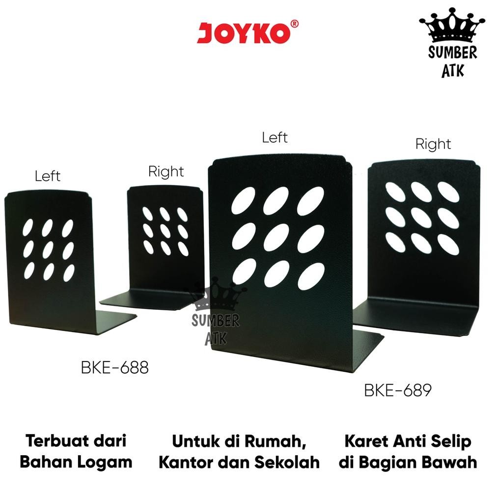 

JH8 Sandaran Penahan Pembatas Buku Book End Joyko BKE-688 BKE-689