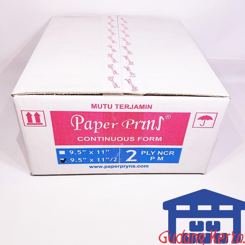 

JH8 CONTINUOUS FORM 91/2 X 11/2 2PLY PAPERPRYNS (BAGI 2)