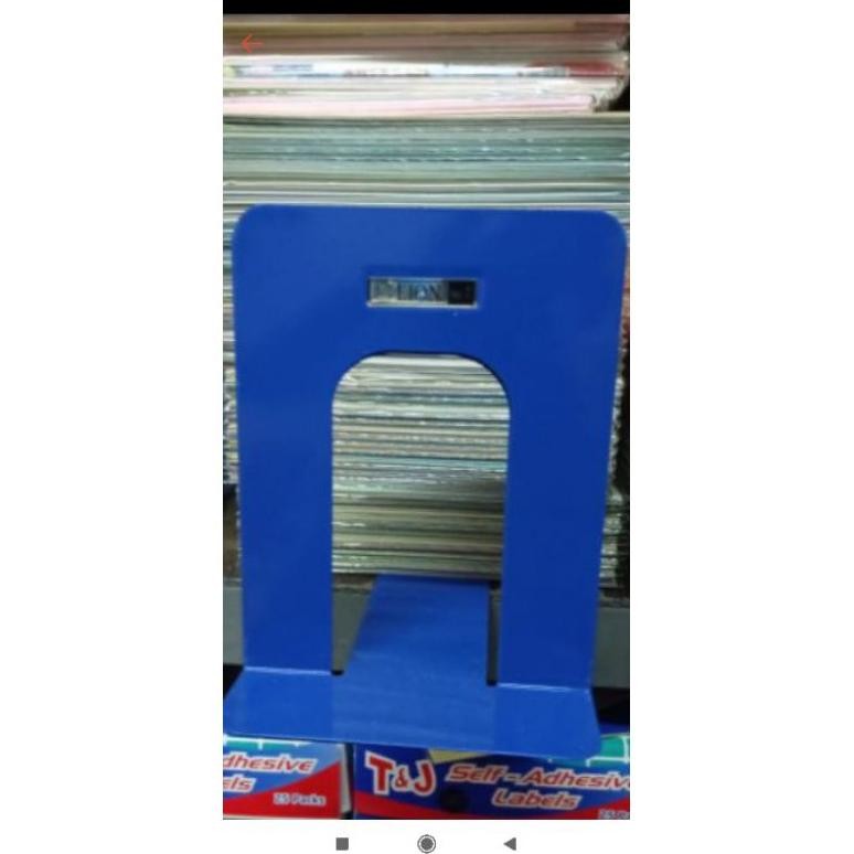 

JH8 Penyangga buku besi Lion 2 pcs/ pembatas buku