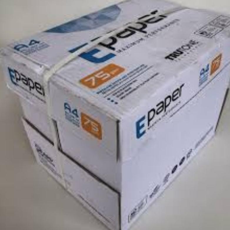 

JH8 E Paper Kertas Fotocopy HVS 75 GSM A4 - 1 Boks = 5 Rim