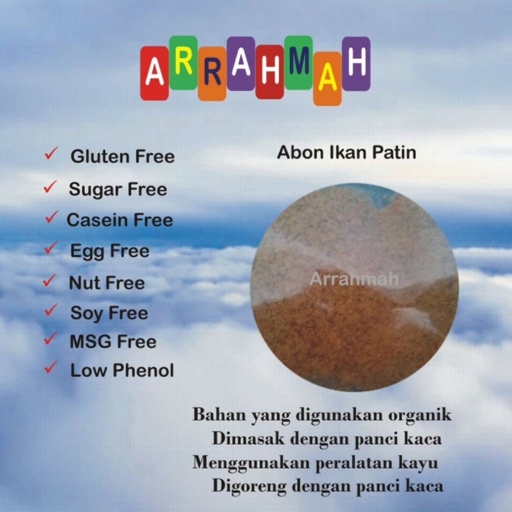 

Abon Ikan Patin Murni 100% / CFGFSF / Autis / Arrahmah / Tanpa Minyak