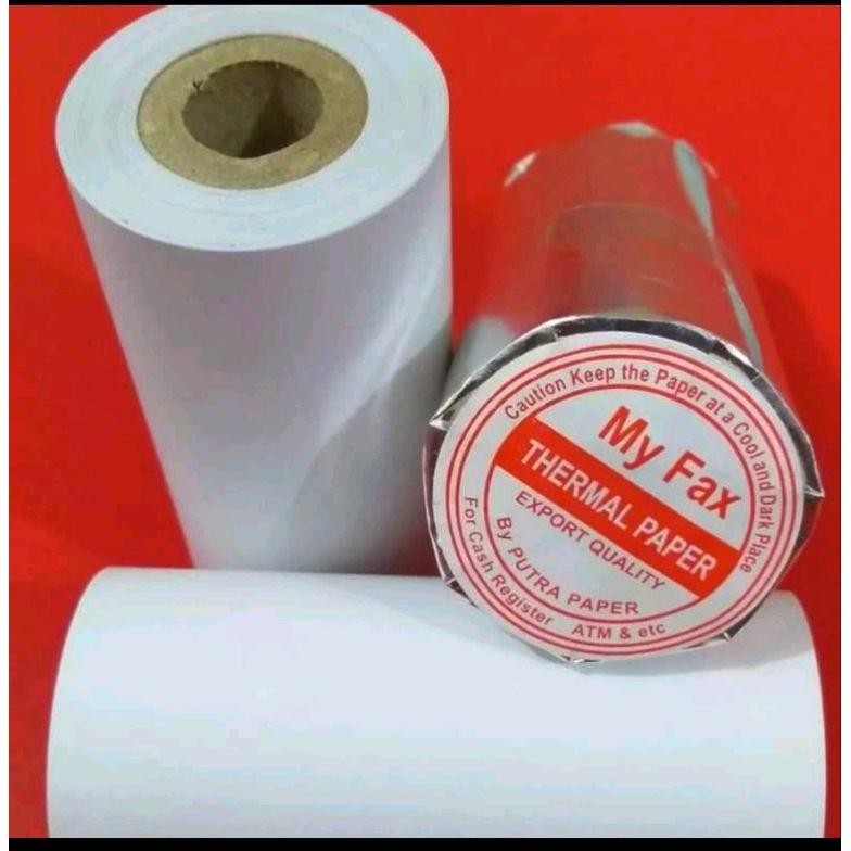 

JH8 KERTAS SETRUK THERMAL UKURAN 80mmx40mm PAKET 10pcs/roll