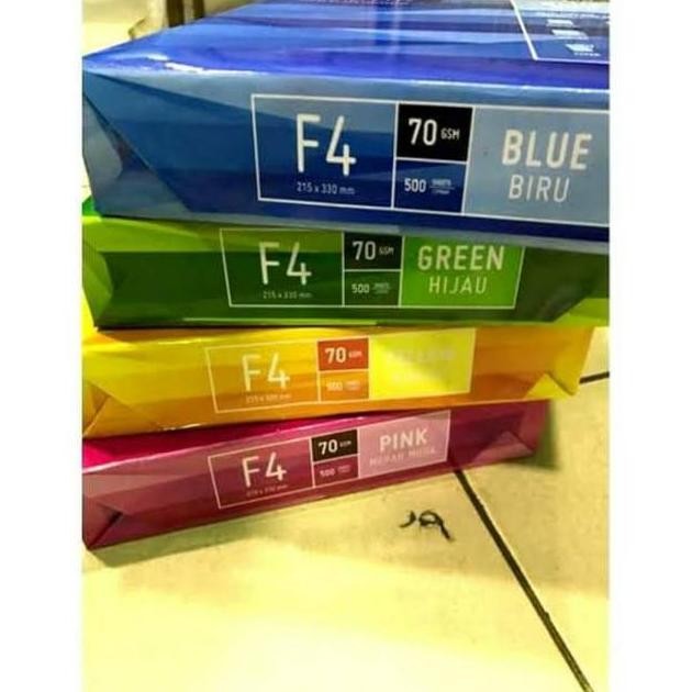

JH8 Kertas F4 70 Gram Sinar Dunia (SIDU) Warna