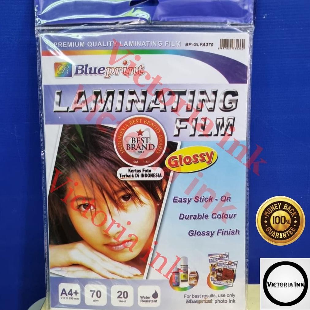 

JH8 Kertas Laminating Glossy Blueprint A4 // Blueprint Laminating Glossy Film A4 // Kertas Laminating Blueprint Glossy // Laminating BP A4 Glossy // Laminating Glossy BP A4
