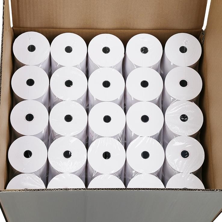 

JH8 SMARTCOM - 58 X 40 MM Kertas Struck Printer Thermal TEBAL 58x40mm ISI 10 Roll