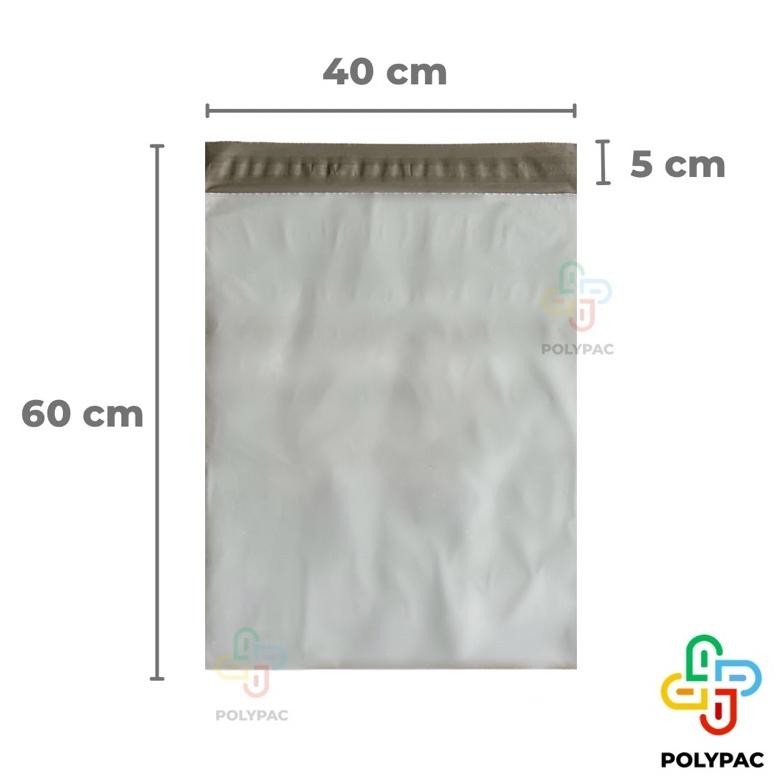 

JH8 Polymailer PUTIH [40x60] isi 50 pc - Polymailer Putih Premium