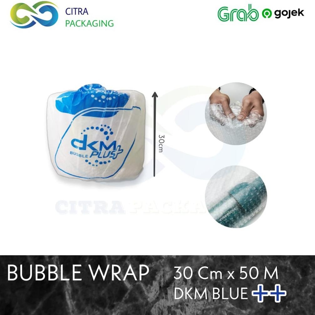 

JH8 BUBBLE WRAP 30CM X 50M BENING DKM BLUE PREMIUM!! DELKOMAS - DELKOWRAP