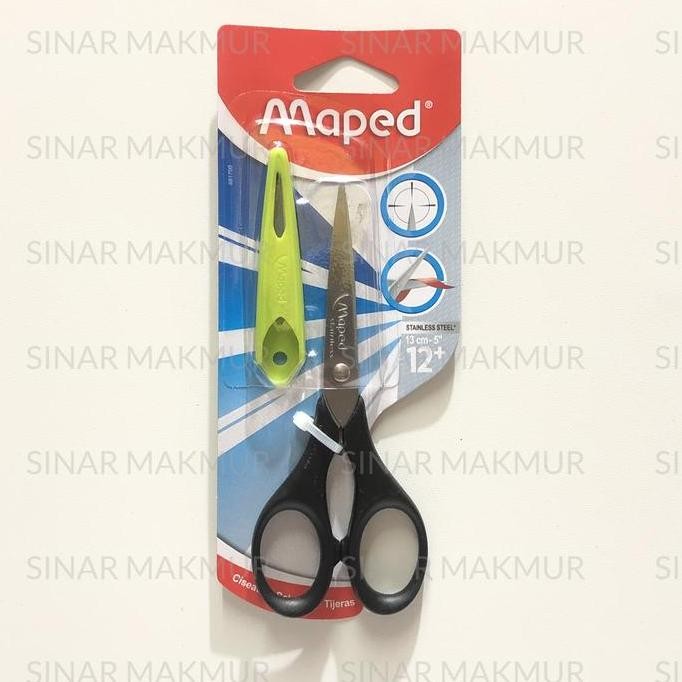 

ready !!! MAPED Gunting/Scissors Precise Cut Dengan Tutup 13cm (PCS)