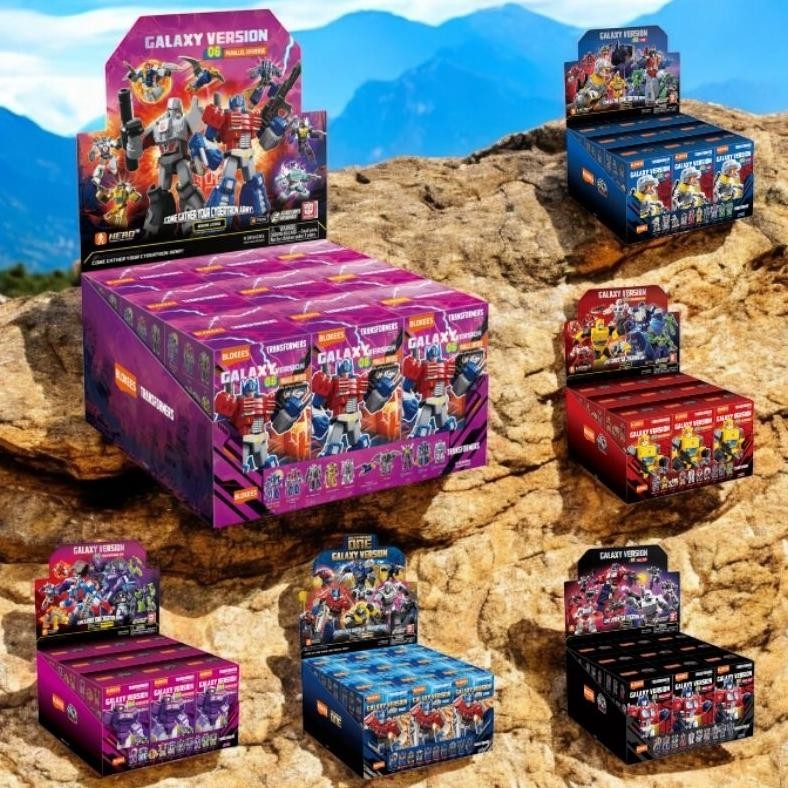 1 Set Transformers Blokees Figure GV06 GV05 GV04 GV03 GV02 GV01 Galaxy Version 06 defender shinning 