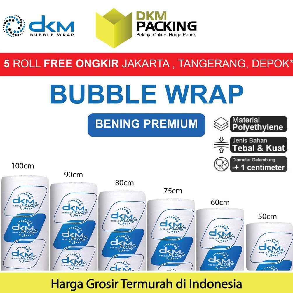 

JH8 Plastik Bubble Wrap Packing 50M TEBAL RUSFET DKM+ Bubblewrap ROLL